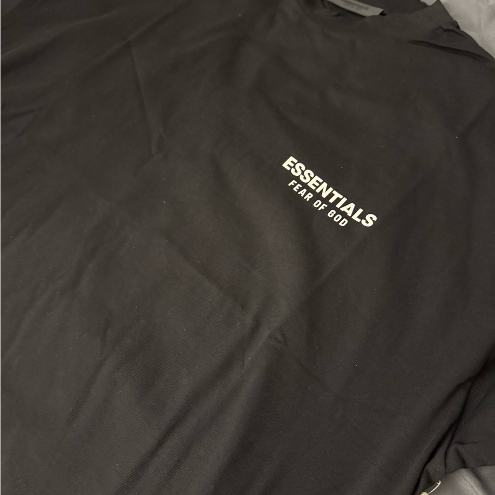 Essentials Black Fw24 T Shirt Tee